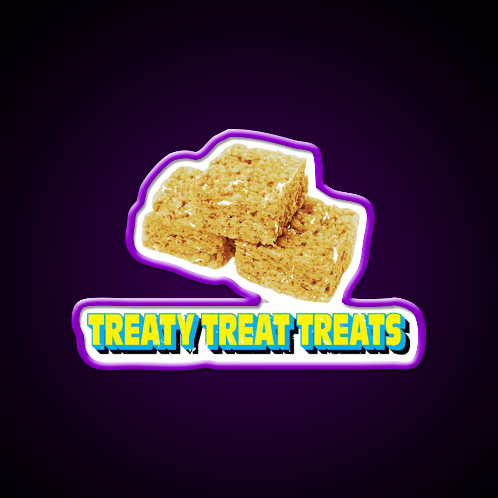 Krispy Treats Fast Food Led Neon Sign For Burger Place Rgb Color - Shineneon