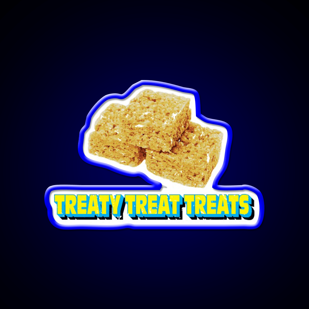 Krispy Treats Fast Food Led Neon Sign For Burger Place Rgb Color - Shineneon