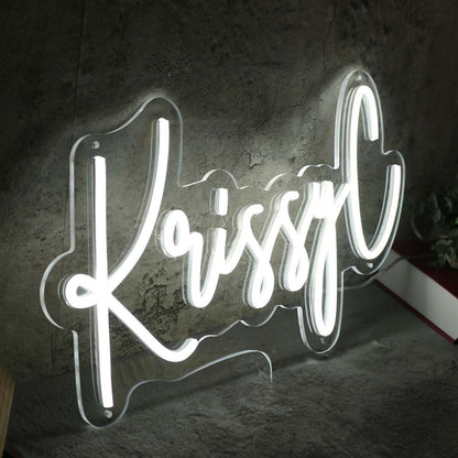 Krissy C White Led Neon Sign - Shineneon