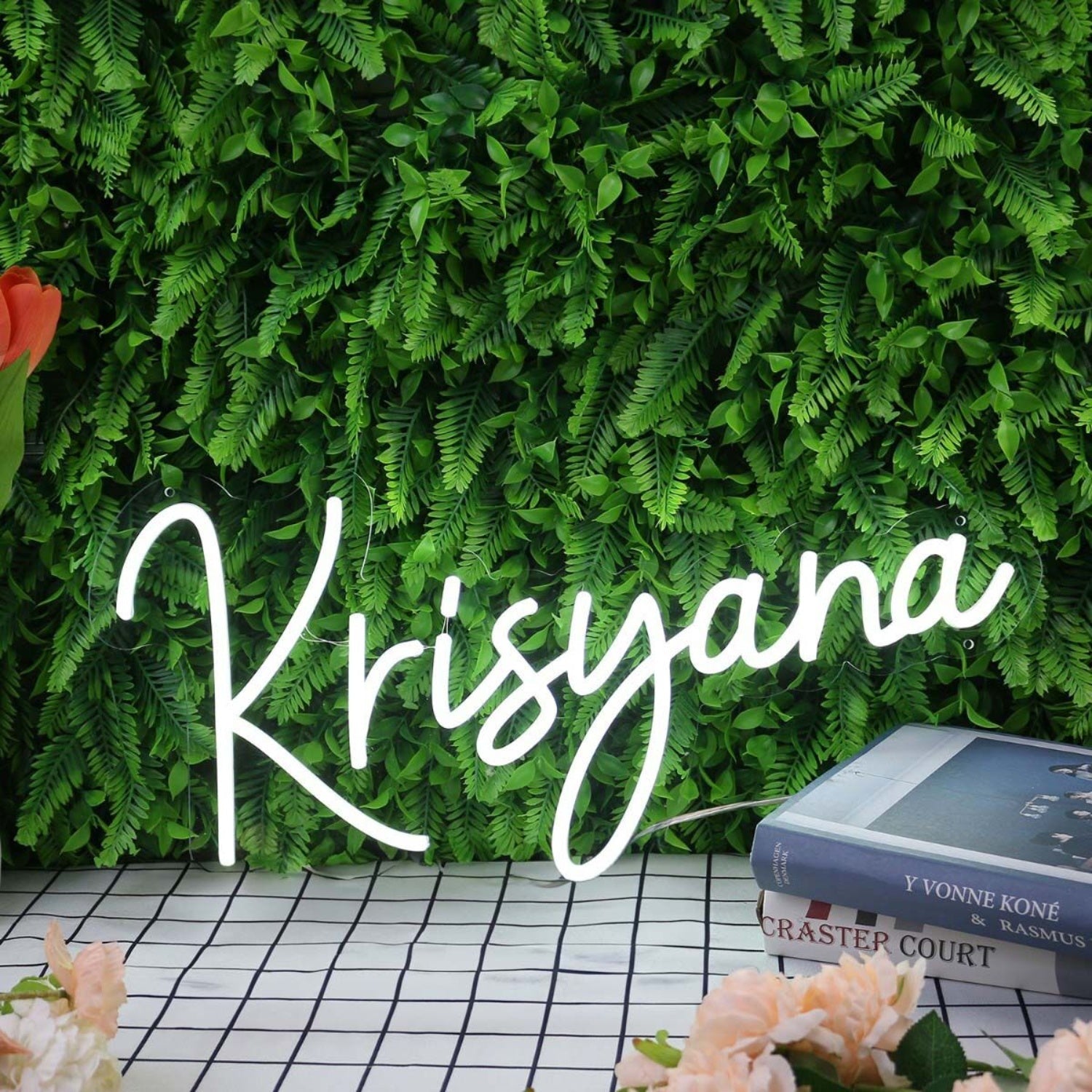 Krisyana White Led Neon Sign - Shineneon