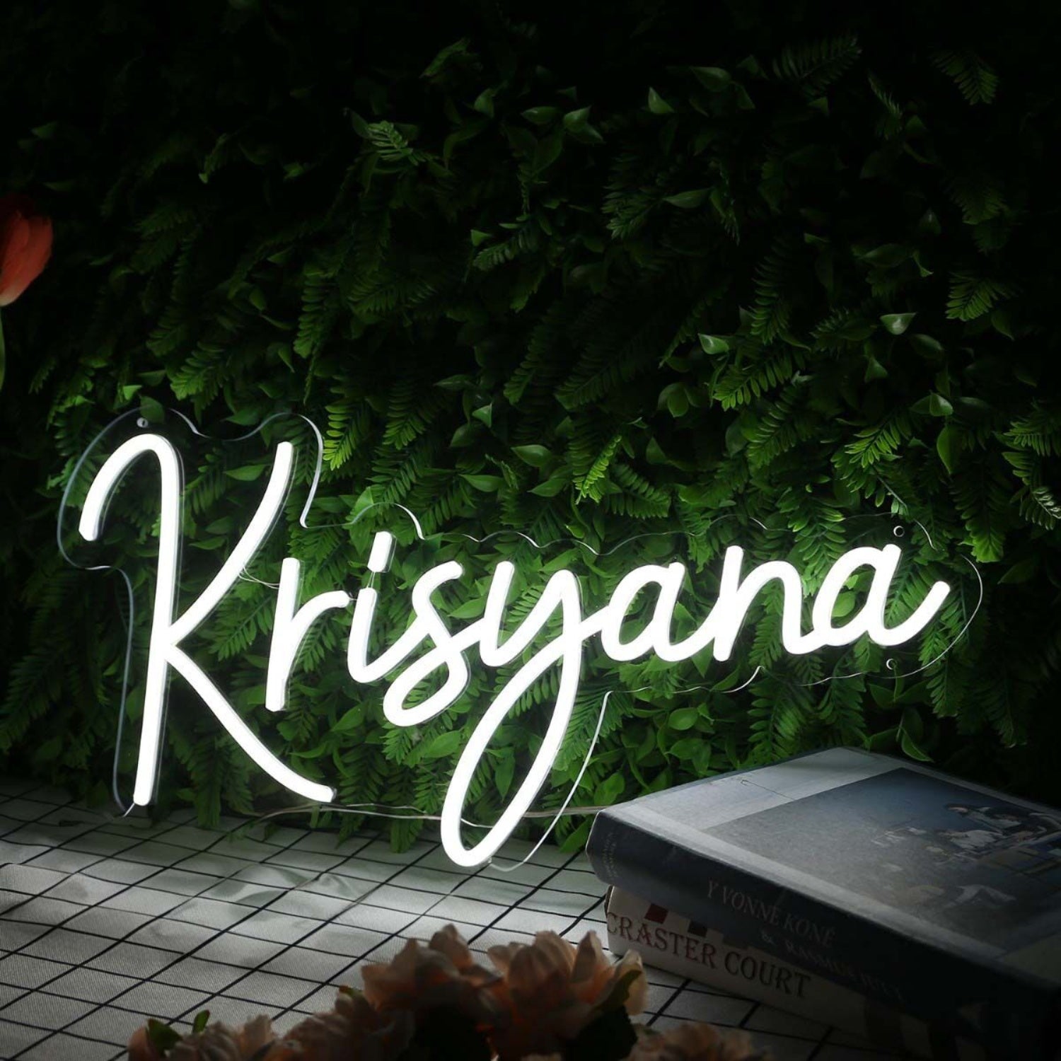 Krisyana White Led Neon Sign - Shineneon