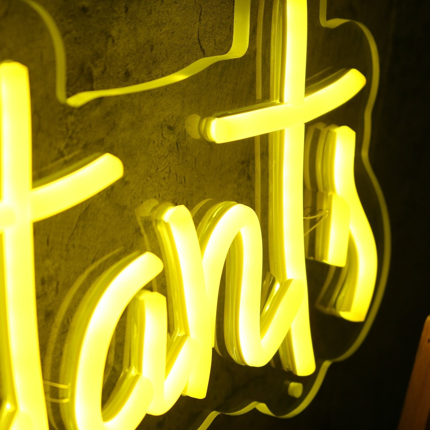 Kruah Consultants Llc Yellow Led Neon Sign - Shineneon