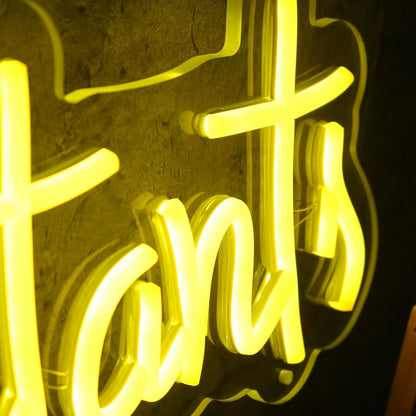Kruah Consultants Llc Yellow Led Neon Sign - Shineneon