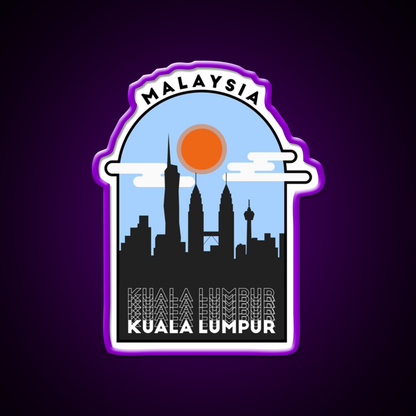 Kuala Lumpur Malaysia Asian Cultural Led Neon Sign Rgb Color