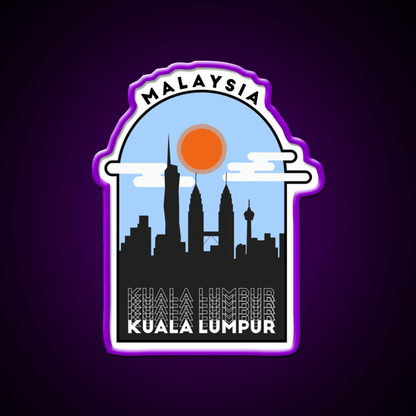 Kuala Lumpur Malaysia Asian Cultural Led Neon Sign Rgb Color - Shineneon