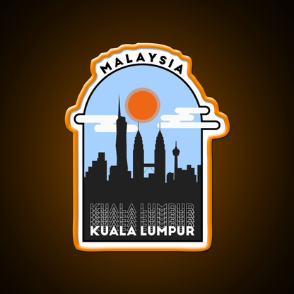 Kuala Lumpur Malaysia Asian Cultural Led Neon Sign Rgb Color - Shineneon