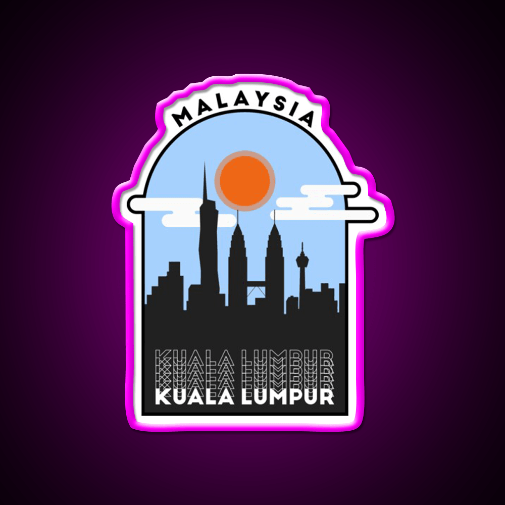 Kuala Lumpur Malaysia Asian Cultural Led Neon Sign Rgb Color - Shineneon