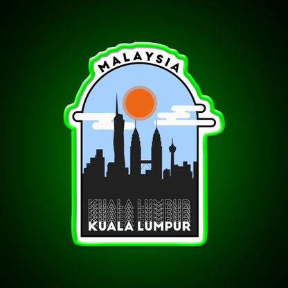 Kuala Lumpur Malaysia Asian Cultural Led Neon Sign Rgb Color - Shineneon