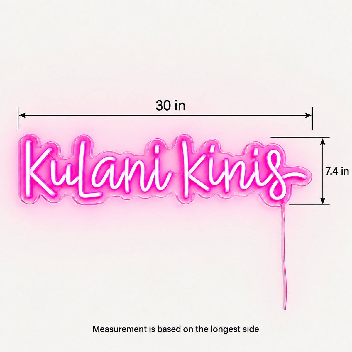 Custom Kulani Kinis's neon signs