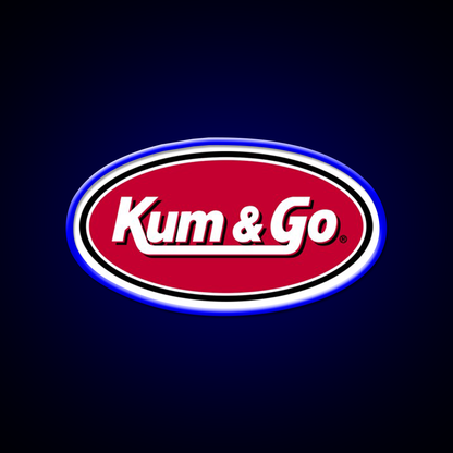 Kum Go Fast Food Led Neon Sign For Burger Place Rgb Color