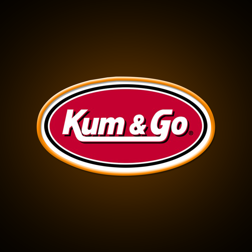 Kum Go Fast Food Led Neon Sign For Burger Place Rgb Color