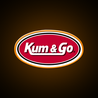 Kum Go Fast Food Led Neon Sign For Burger Place Rgb Color