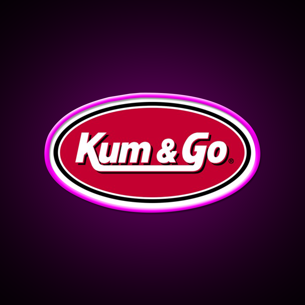 Kum Go Fast Food Led Neon Sign For Burger Place Rgb Color