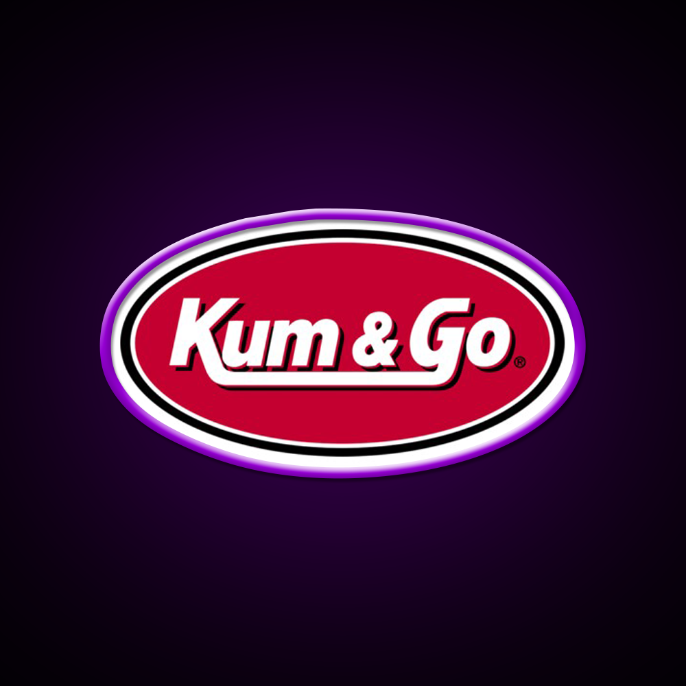 Kum Go Fast Food Led Neon Sign For Burger Place Rgb Color