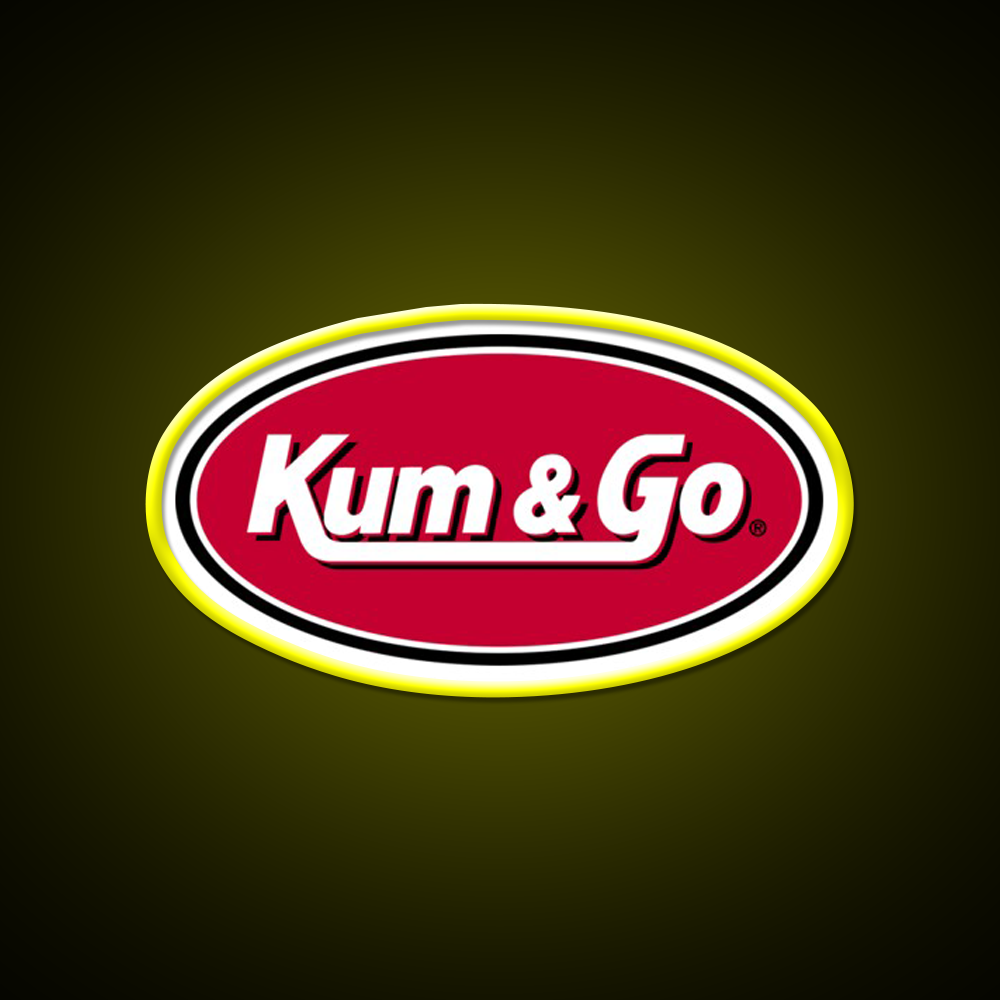 Kum Go Fast Food Led Neon Sign For Burger Place Rgb Color