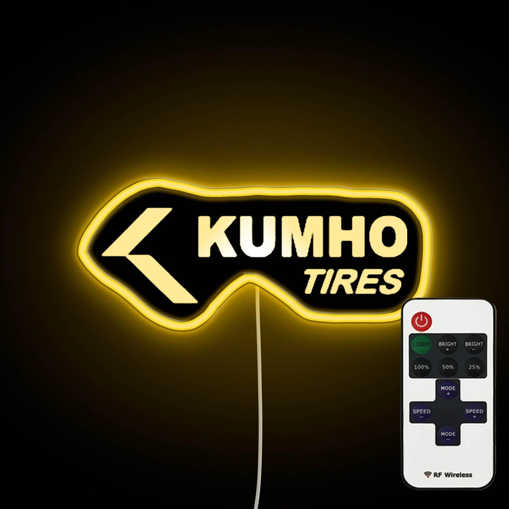 Kumho Tires Logo Neon Sign