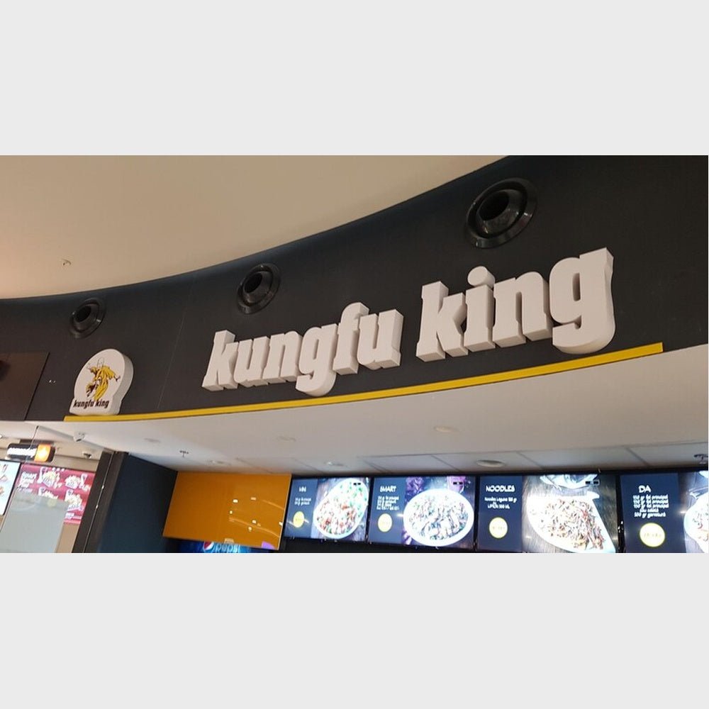 Kungfu King 3D Backlit Channel Letters Led Light Sign - Shineneon