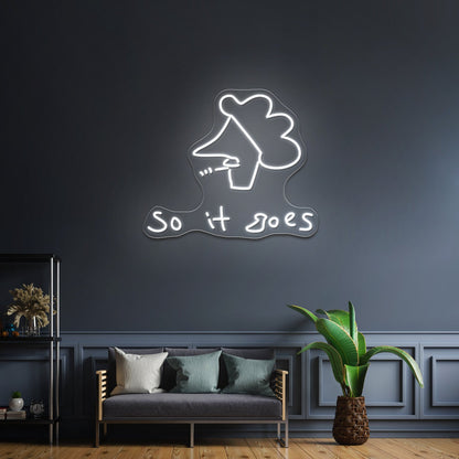 Kurt Vonnegut Pop Artwork Neon Signs For Sale - Shineneon