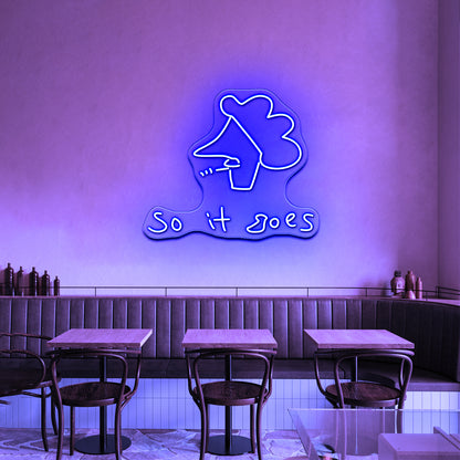 Kurt Vonnegut Pop Artwork Neon Signs For Sale