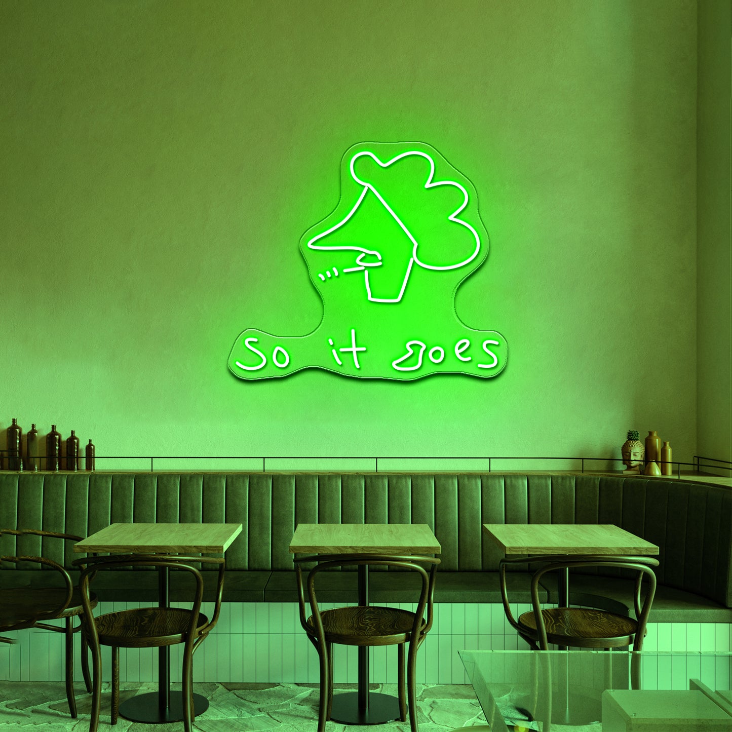 Kurt Vonnegut Pop Artwork Neon Signs For Sale