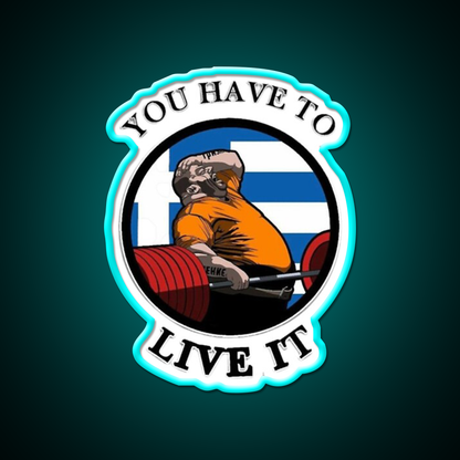 Kyriakos Grizzly 2 Gym Fitness Led Neon Sign Rgb Color