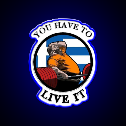 Kyriakos Grizzly 2 Gym Fitness Led Neon Sign Rgb Color