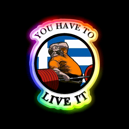 Kyriakos Grizzly 2 Gym Fitness Led Neon Sign Rgb Color