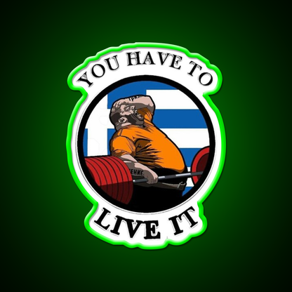 Kyriakos Grizzly 2 Gym Fitness Led Neon Sign Rgb Color