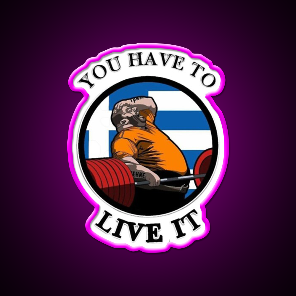 Kyriakos Grizzly 2 Gym Fitness Led Neon Sign Rgb Color