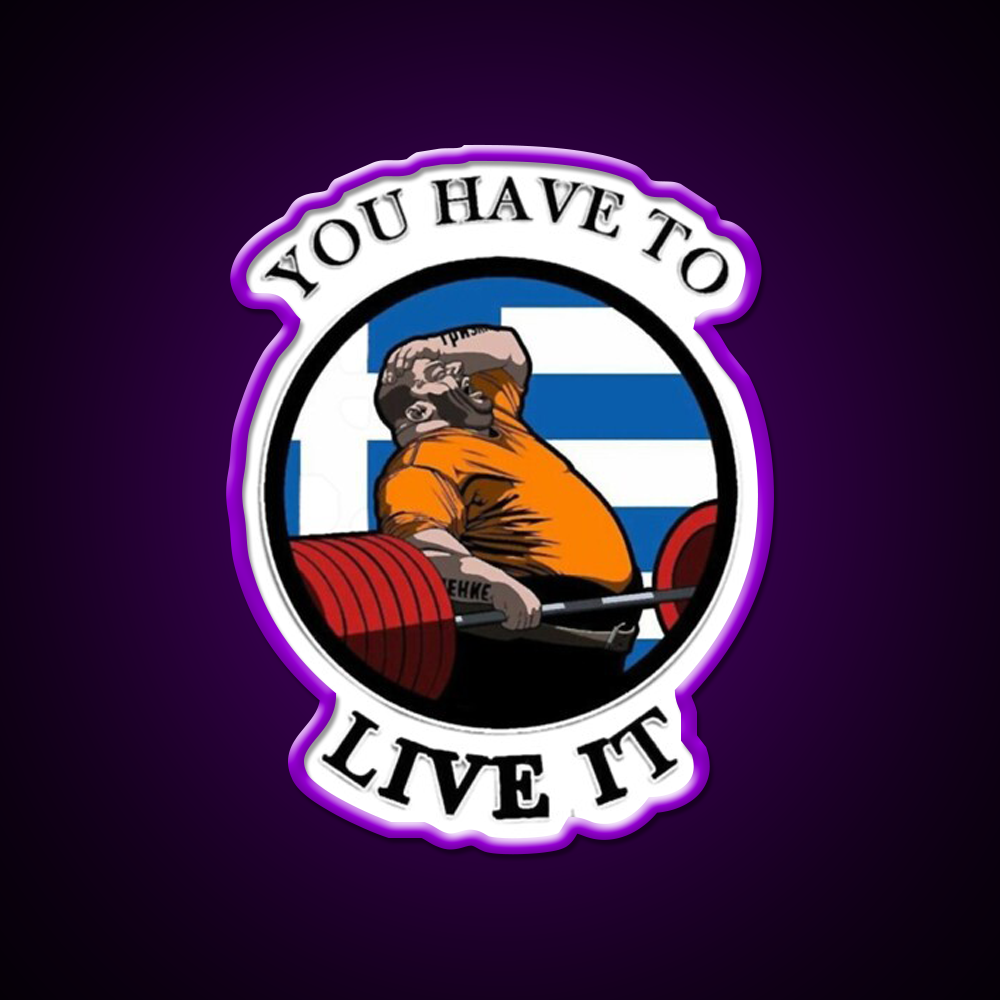 Kyriakos Grizzly 2 Gym Fitness Led Neon Sign Rgb Color