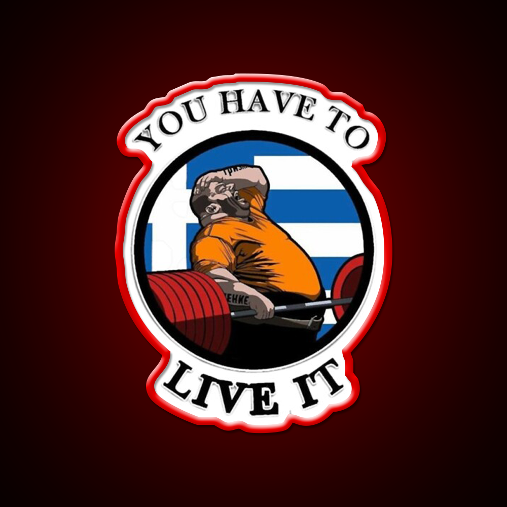 Kyriakos Grizzly 2 Gym Fitness Led Neon Sign Rgb Color