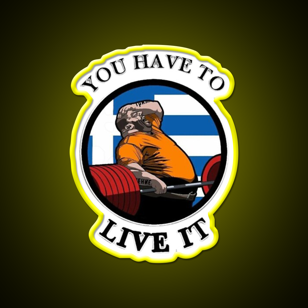 Kyriakos Grizzly 2 Gym Fitness Led Neon Sign Rgb Color