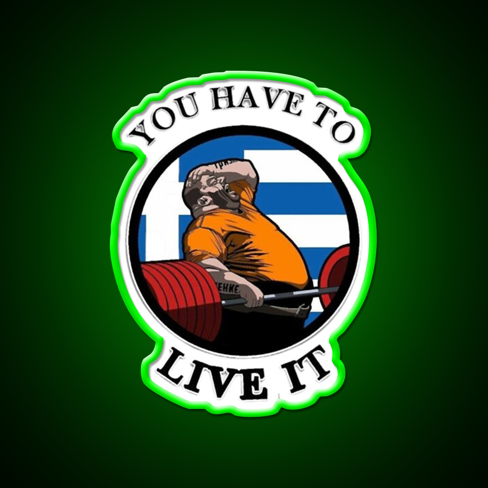 Kyriakos Grizzly Gym Fitness Led Neon Sign Rgb Color