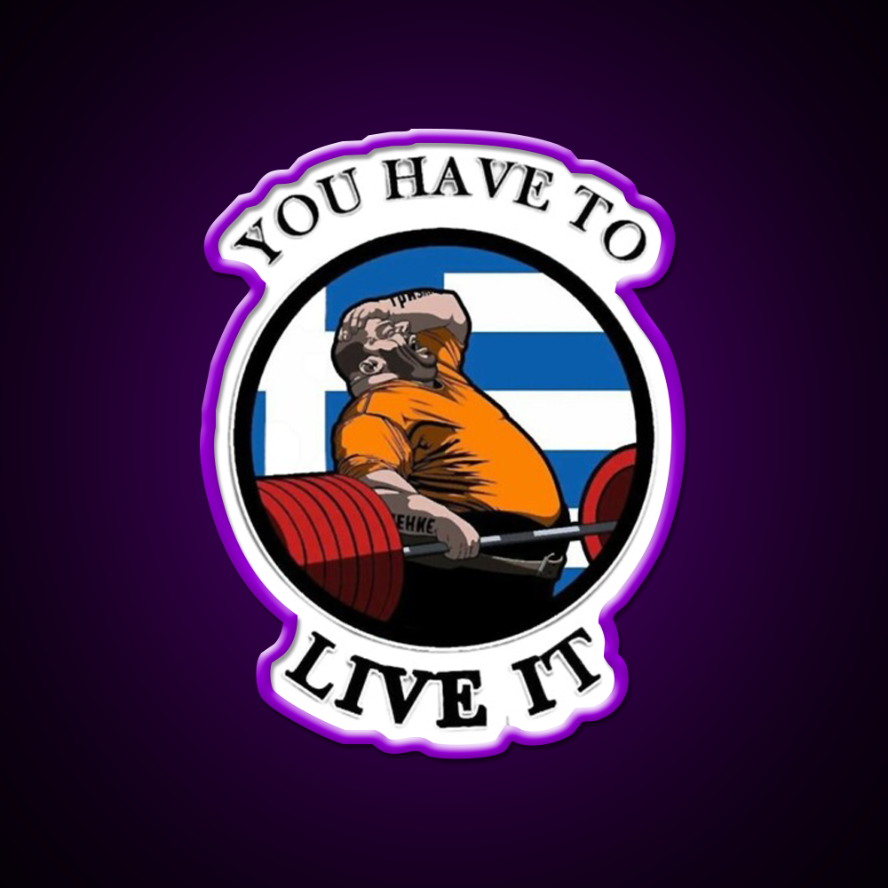 Kyriakos Grizzly Gym Fitness Led Neon Sign Rgb Color