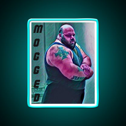 Kyriakos Grizzly Mogged Gym Fitness Led Neon Sign Rgb Color