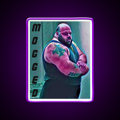 Kyriakos Grizzly Mogged Gym Fitness Led Neon Sign Rgb Color