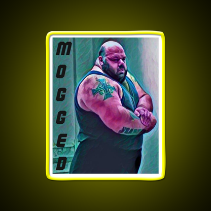 Kyriakos Grizzly Mogged Gym Fitness Led Neon Sign Rgb Color