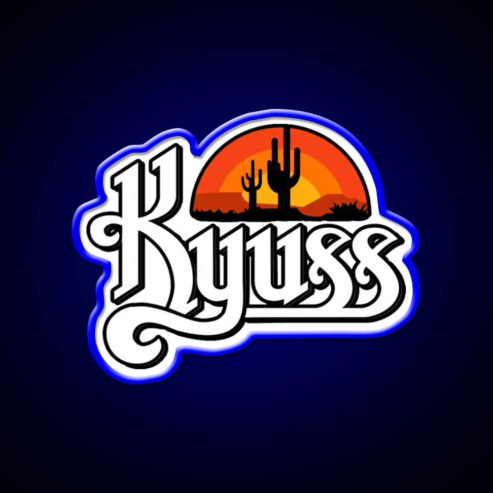 Kyuss American Stoner Rock Hemp Inspired Green Leaf Led Neon Sign Rgb Color - Shineneon