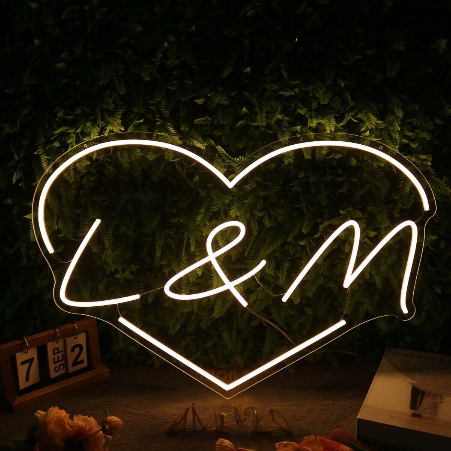 L And M Yellow Neon Sign | Shineneon