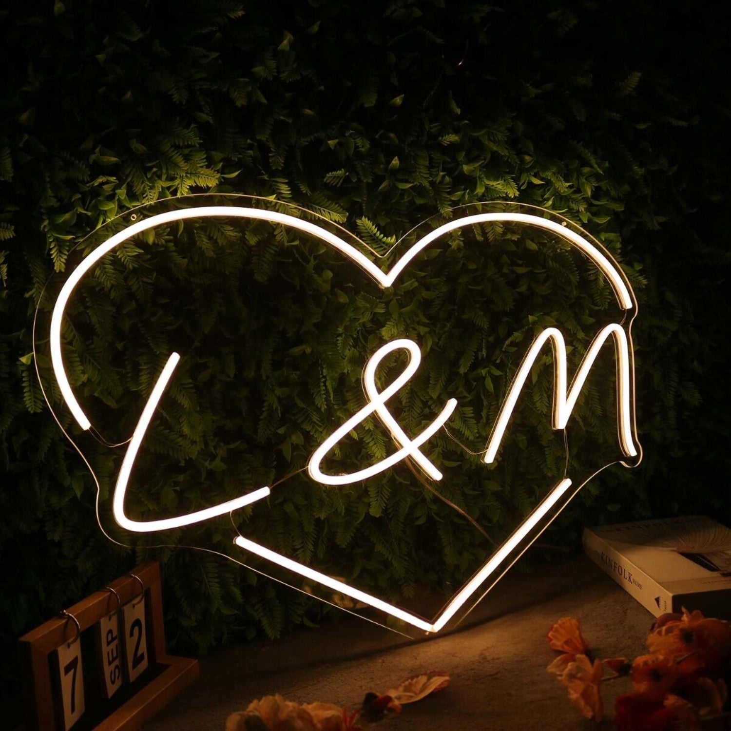 L And M Yellow Neon Sign | Shineneon