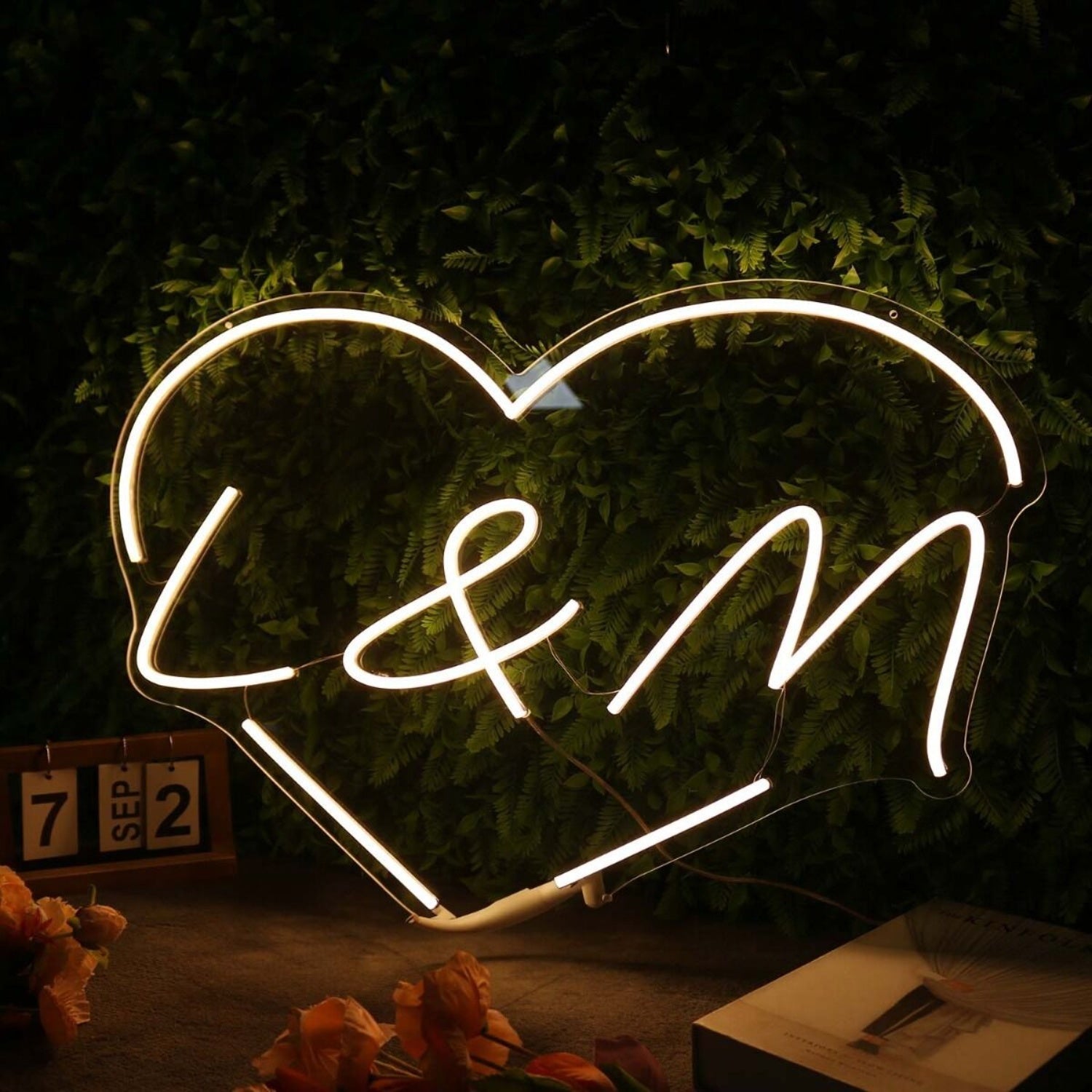 L And M Yellow Neon Sign | Shineneon