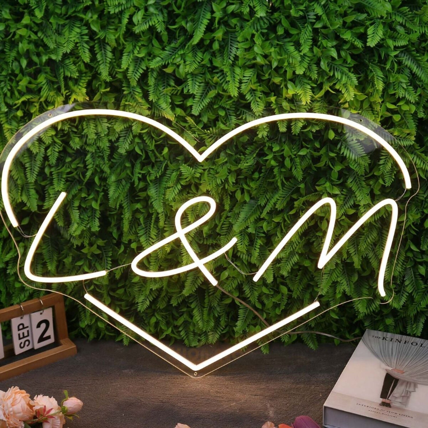 L And M Yellow Neon Sign | Shineneon