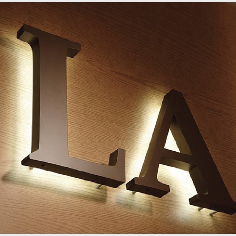 La 3D Backlit Channel Letters Led Light Sign - Shineneon