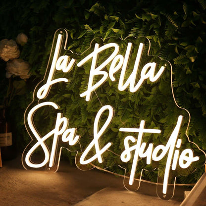 La Bella Spa And Studio Led Neon Sign - Shineneon