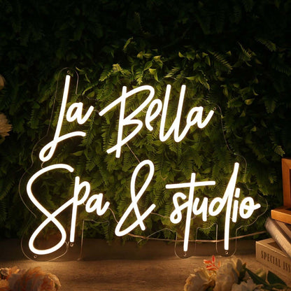 La Bella Spa And Studio Led Neon Sign - Shineneon