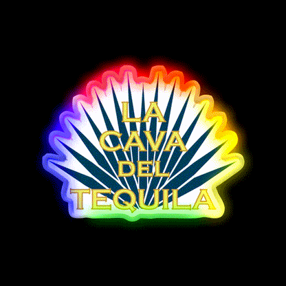 La Cava Del Tequila Party Drink Tequila Led Neon Sign Rgb Color - LED neon sign close-up detail