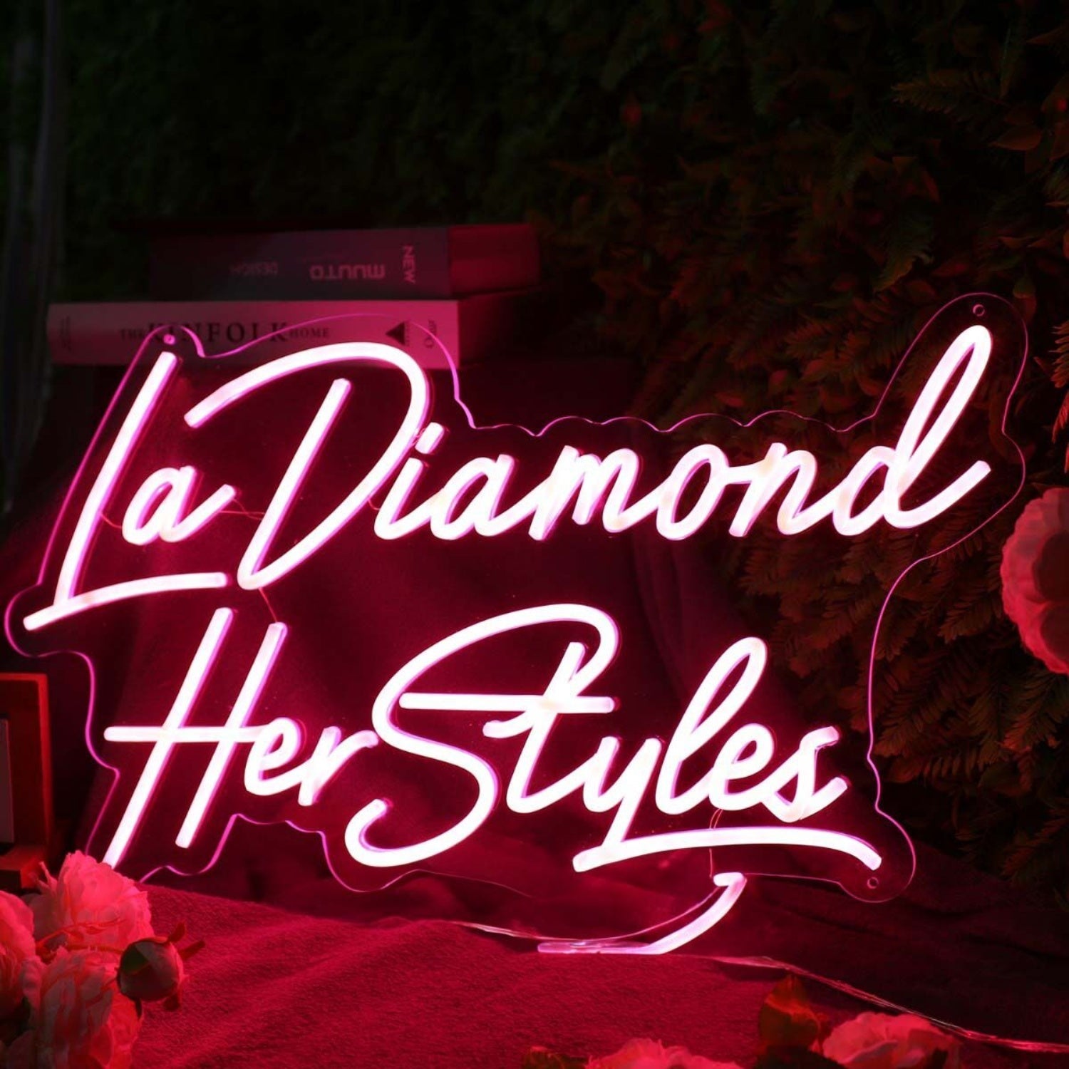 La Diamond Her Styles Red Led Neon Sign - Shineneon