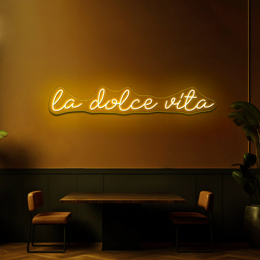 La Dolce Vita Led Light Wall Art