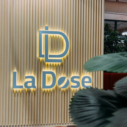 La Dose 3D Backlit Channel Letters Led Light Sign - Shineneon