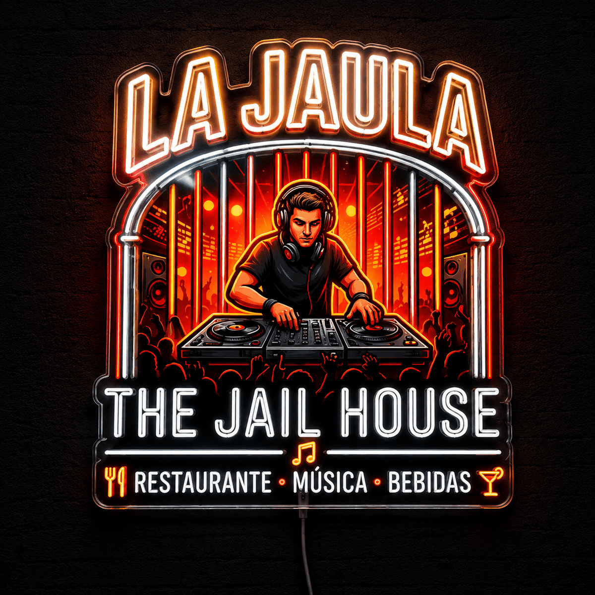 LA JAULA THE JAIL HOUSE Custom LED Neon Sign - Shineneon